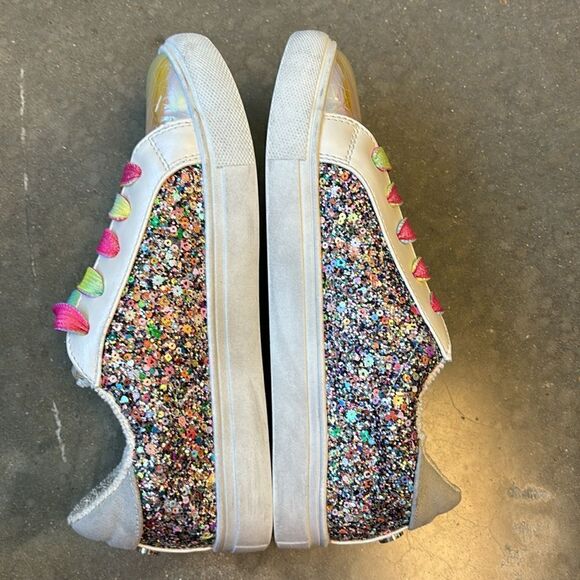 Steve Madden sneakers girls 4 glitter star - Picture 8 of 13